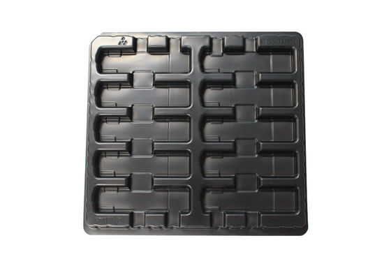 Термоформированный ABS Custom Black Plastic Blister Packs ESD PS упаковочная поднос